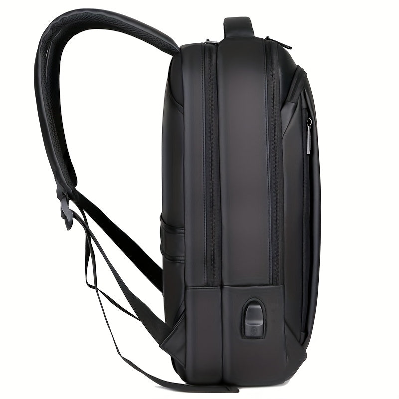 Business Laptop Backpack with USB Port & Padded Divider, Lightweight