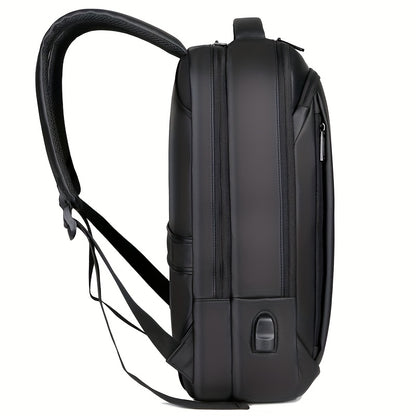 Business Laptop Backpack with USB Port & Padded Divider, Lightweight