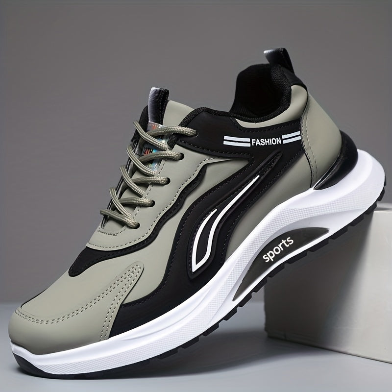 Men's Fashionable Casual Sports Shoes, Trendy Versatile Running Shoes for Spring and Autumn - ayq