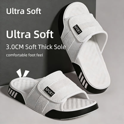 Men's Sporty EVA Cloud Slides with 3cm Non-Slip Sole