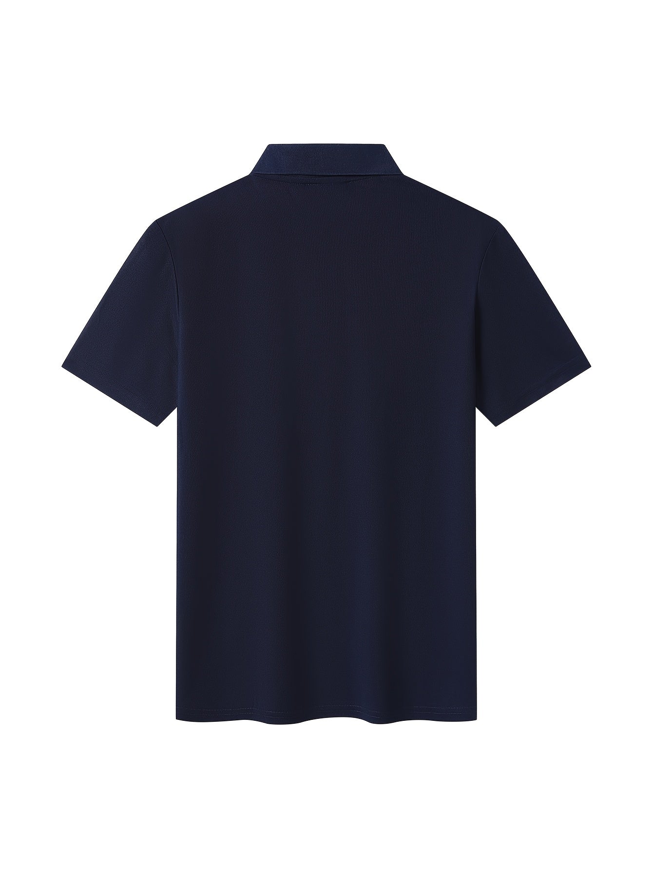 Men's Classic Solid Color Polo Shirt - Summer Casual Slim Fit