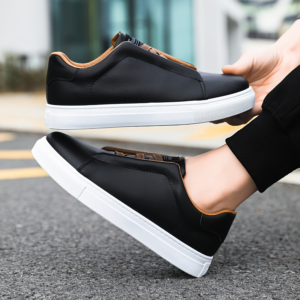 Men's Fashion Sneakers - Comfortable, Durable & Non-Slip with Thick Platform Sole for Casual Wear - ayq