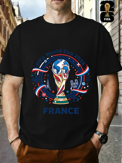 Men's 2026 FIFA World Cup Casual Short Sleeve T-Shirt