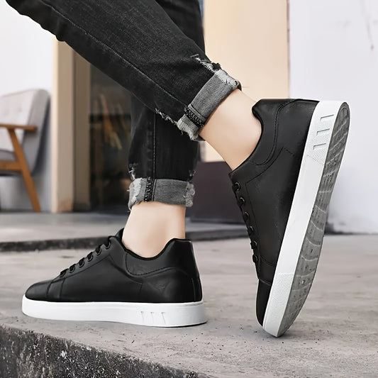 Men's Casual Sneakers - Slip-Resistant, Durable & Comfortable Lace-Up Skate Shoes, Suitable for Every Season - ayq
