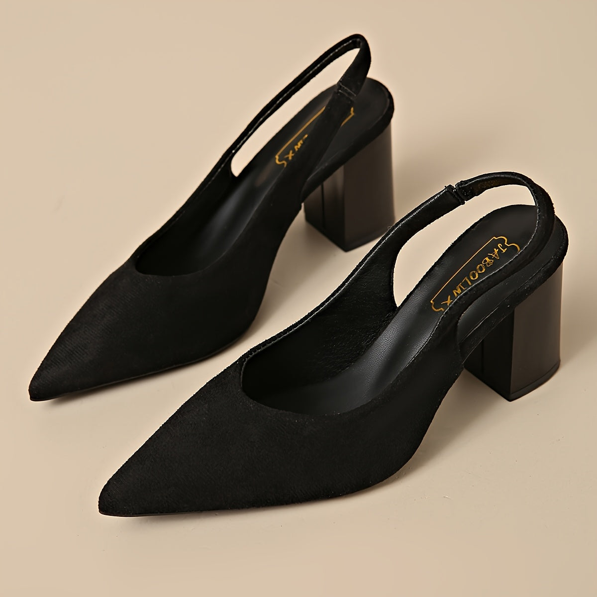 Women’s Elegant Chunky Heel Pointed Toe Summer Shoes