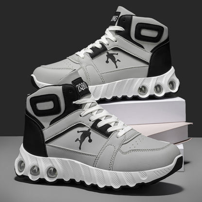 Men's All-Season Mid-Top Outdoor Running Shoes with EVA Cushioning