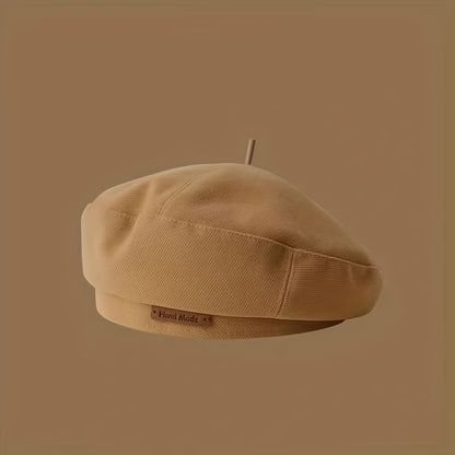 Unisex Acrylic Beret Hat Lightweight Elastic Spring to Winter