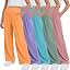 Girls' Wide Leg Pants 5-Pack Stretchy & Comfortable