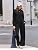 Ekouaer Women's Mock Neck Lounge Set with Wide Leg Pants
