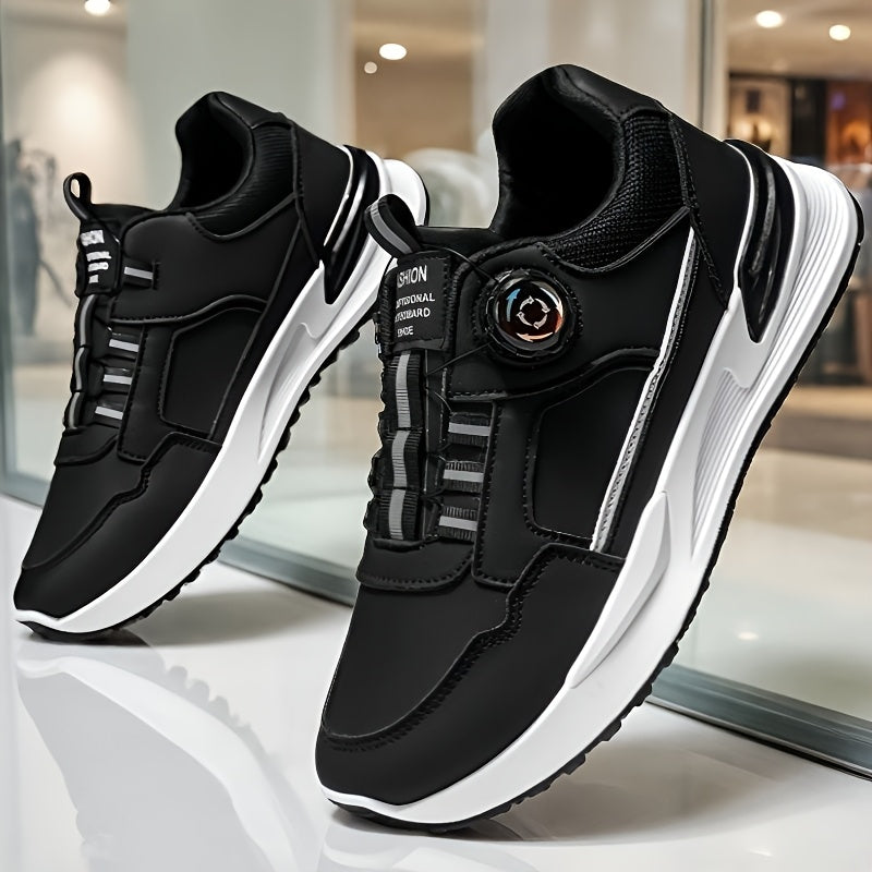 Plus-size Men's Road Running Shoes, Outdoor Walking Shoes, Cross-training Shoes, Trendy Sneakers, Versatile Casual Shoes, Student Low-top Skate Shoes for All Seasons: Spring, Summer, Autumn - ayq