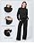 Ekouaer Women's Mock Neck Lounge Set with Wide Leg Pants