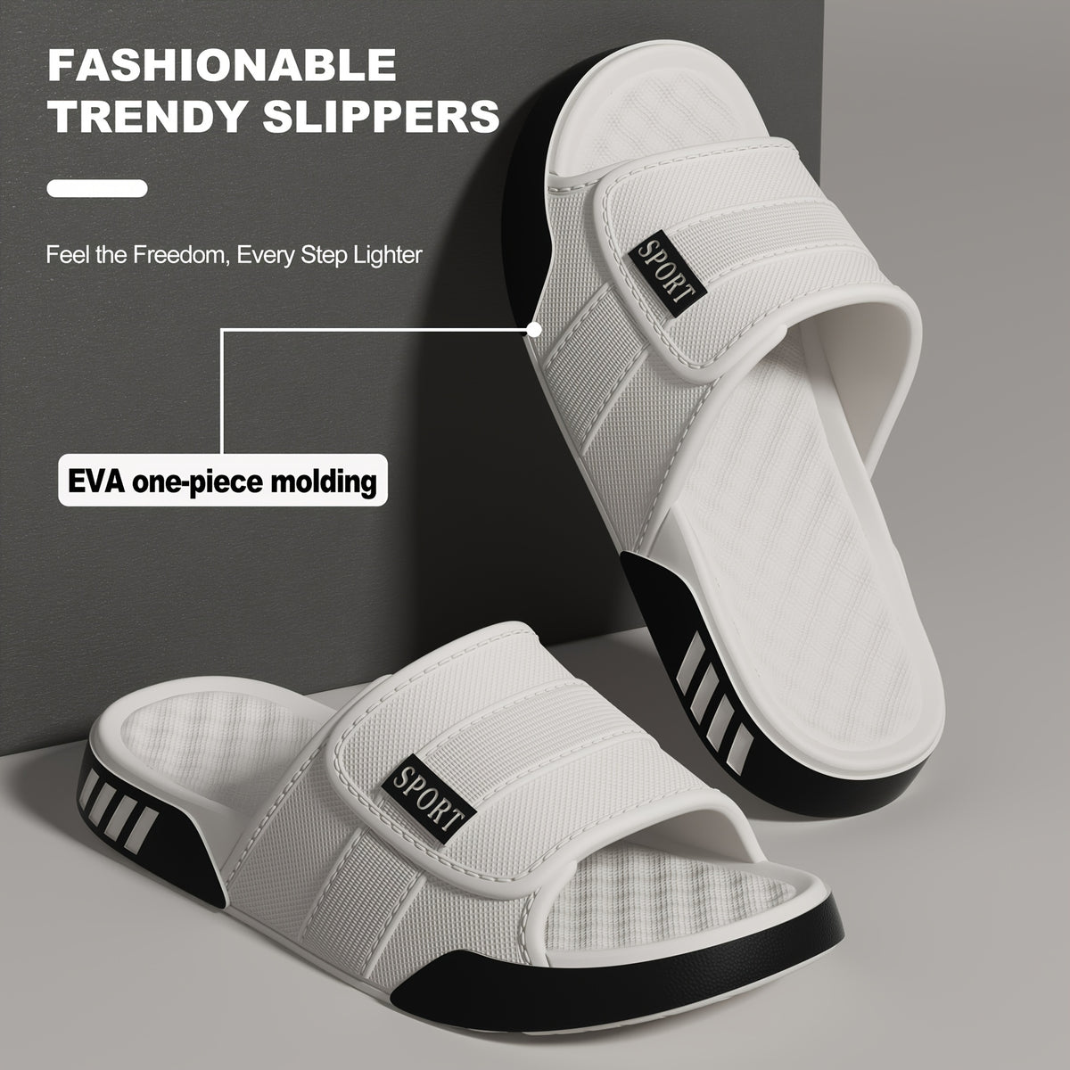 Unisex EVA Casual Slippers Non-Slip Soft Sole All-Season Comfort