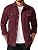 Men's Long Sleeve Button-Up Shirt Jacket with Flap Pockets
