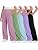 Girls' Wide Leg Pants 5-Pack Stretchy & Comfortable