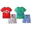 Toddler Boy Summer Shirt and Shorts Set for Ages 2-7