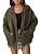 Women's Oversized Faux Leather Jacket for Fall & Winter