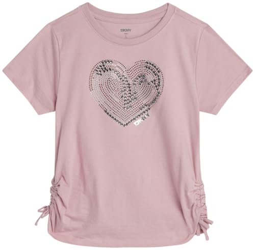 Girls Cotton Blend Short Sleeve Graphic Tee T-Shirt