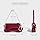 Y2K Faux Leather Crossbody Purse with Cherry Pendant