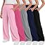 Girls' Wide Leg Pants 5-Pack Stretchy & Comfortable