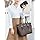 Women’s 3-Piece Tote Bag and Wallet Set – Stylish Shoulder Satchel