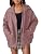 Women's Oversized Faux Leather Jacket for Fall & Winter