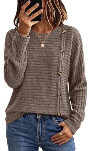 WIHOLL Women's Long Sleeve Tunic Sweater for Fall