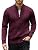 Men's Casual Zip-Up Knitted Cardigan Sweater with Stand Collar