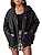 Women's Oversized Faux Leather Jacket for Fall & Winter