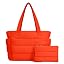 Lightweight Quilted Puffer Tote Bag for Women, Travel & Work