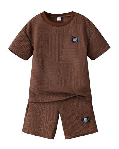 Boys Summer Short Sleeve Top & Shorts Set Ages 6-12