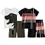 Toddler Boy Summer Shirt and Shorts Set for Ages 2-7