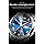 OLEVS Men's Two-Tone Luxury Analog Quartz Watch Blue