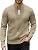 Men's Casual Zip-Up Knitted Cardigan Sweater with Stand Collar