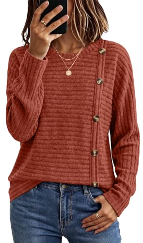 WIHOLL Women's Long Sleeve Tunic Sweater for Fall