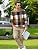 Men's Plaid Crew Neck Knit Sweater Long Sleeve Pullover