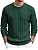 Men's Ribbed Crewneck Pullover Sweater Soft Warm Knit