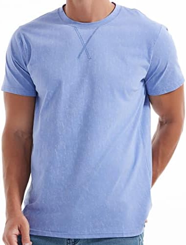 Men's Cotton Crew Neck T-Shirts - Lightweight Summer Tees S-4XL