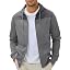 JMIERR Men's Lightweight Colorblock Zip Hoodie Jacket