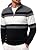 Men's Quarter Zip Pullover Sweater Casual Knit Top