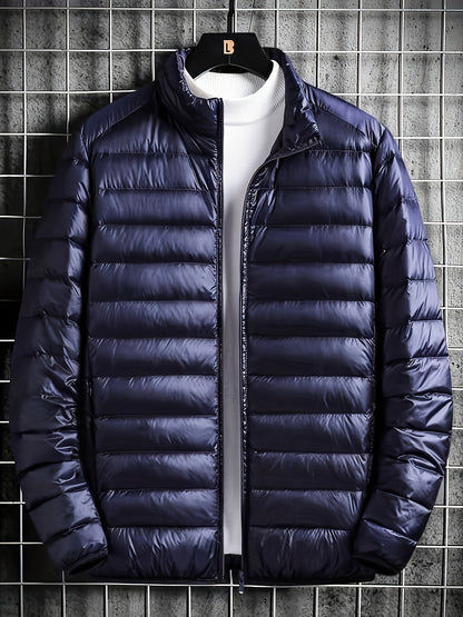Men's Lightweight Jacket, Fashionable and Warm for Autumn and Winter, Perfect for Casual Outings