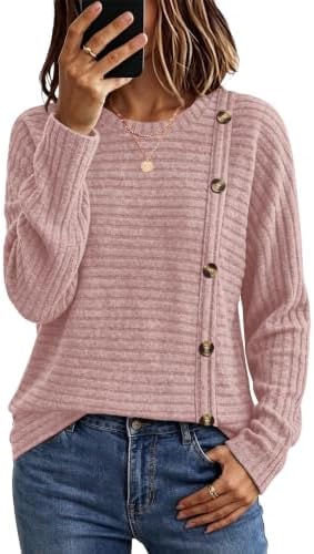 WIHOLL Women's Long Sleeve Tunic Sweater for Fall