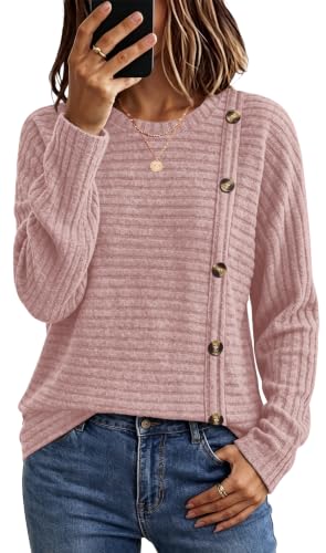 WIHOLL Women's Long Sleeve Tunic Sweater for Fall