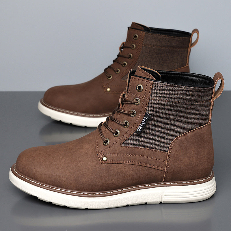 Men's British Style Soft Sole Business Casual Leather Boots