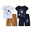 Toddler Boy Summer Shirt and Shorts Set for Ages 2-7