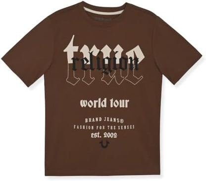 True Religion Boys Graphic Cotton Tee Shirt Stylish Casual