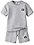 Boys Summer Short Sleeve Top & Shorts Set Casual Outfit
