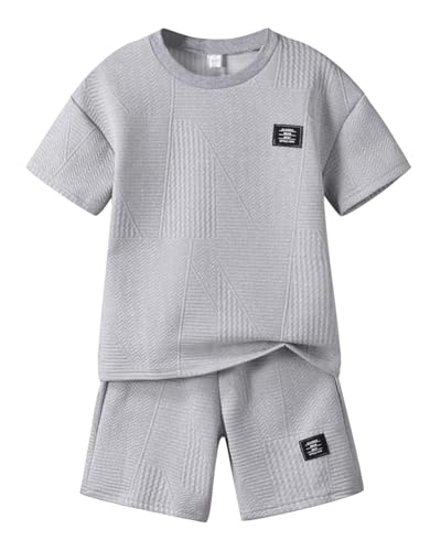 Boys Summer Short Sleeve Top & Shorts Set Ages 6-12