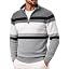 Men's Quarter Zip Pullover Sweater Casual Knit Top