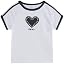 Girls Cotton Blend Short Sleeve Graphic Tee T-Shirt
