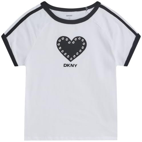 Girls Cotton Blend Short Sleeve Graphic Tee T-Shirt